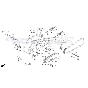 17936-921-000　ワッシャー,ピボット　HRC ホンダレーシング