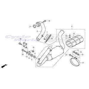 18325-NX7-000 バンド,マフラー　HRC ホンダレーシング｜ethosdesign