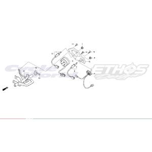 34909-NX7-003　LEDランプ,ホワイト　HRC ホンダレーシング｜ethosdesign