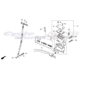 45510-NLA-006　サブASSY,FRマスターシリンダー　HRC ホンダレーシング