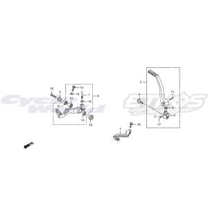 46500-NN4-T10 ペダルASSY,RRブレーキ　RTL301RR HRC ホンダレーシング