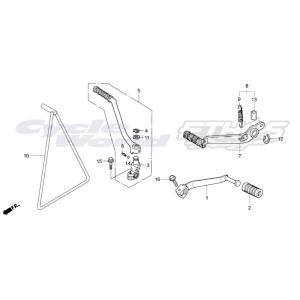 46510-GAA-000　スプリングASSY,ペダルリターン NSF100　HRC ホンダレーシング｜ethosdesign