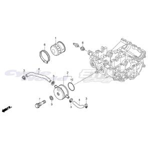 50252-GC4-830 バンド,オイルフィルター CBR1000RR-SP2 2017 HRC ホンダレーシング｜ethosdesign