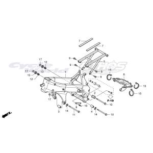 ホンダ（HONDA） 94050-10000 ナット, フランジ 10MM HRC ホンダ