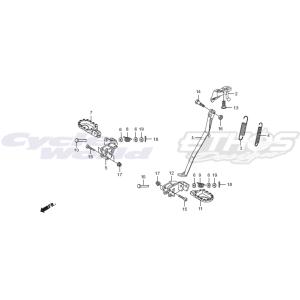 50600-NN4-P00 ブラケットCOMP,Rステップ　RTL301RR HRC ホンダレーシン...