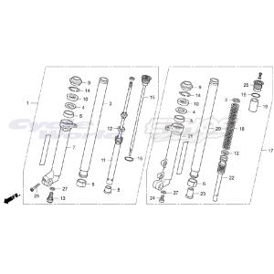 MONTESA 51425-NN4-J11 フロントフォークオイルシール TECHフォーク