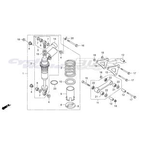 52458-NX4-003　ガイド,スプリング　HRC ホンダレーシング