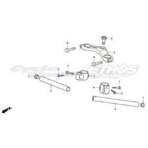 ホンダ（HONDA） 53300-NX7-610 ブリッジ,フォークトップ 30 HRC