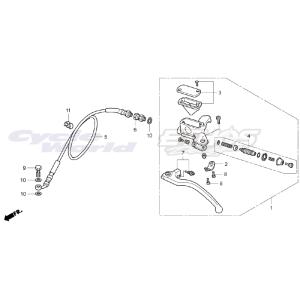 53180-NN4-D01 レバーASSY,Lハンドル　RTL300R 2017 HRC ホンダレーシング｜ethosdesign