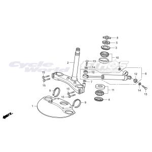53214-KZ4-701　ダストシール,ステアリング　HRC ホンダレーシング