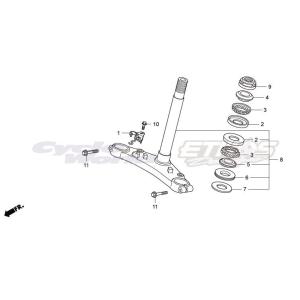 ホンダ（HONDA） 53214-GJG-C20（53214-001-010） ダストシール,ステム
