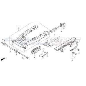 【専用】 ホンダ（HONDA） 52185-GN1-000 スライダーASSY,ロア−チェーン HRC