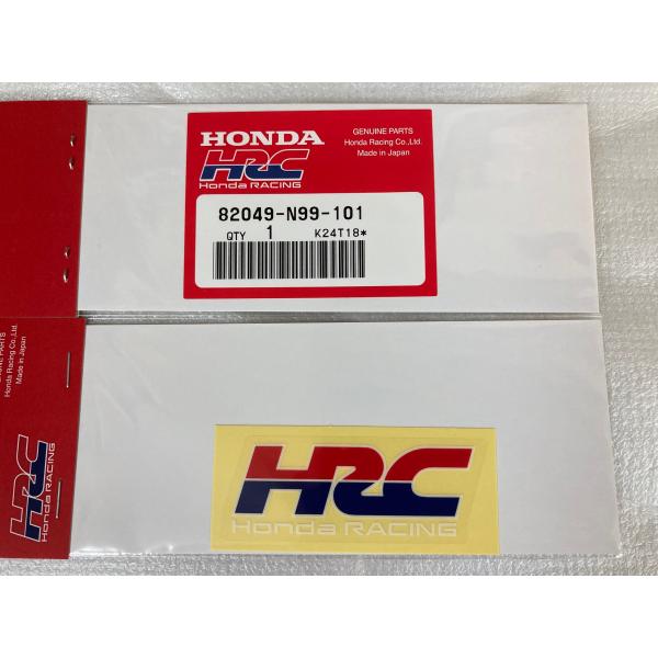 HRC ロゴステッカー S ホワイト ホンダレーシング 82049-N99-101