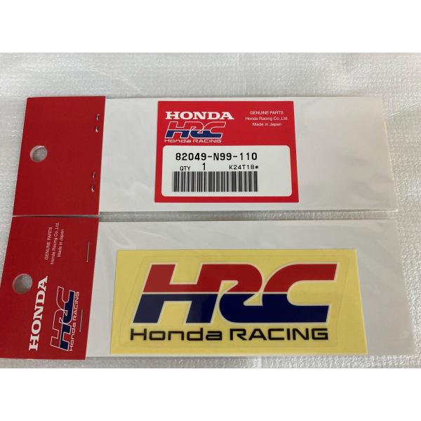 HRC ロゴステッカー M ブラック ホンダレーシング 82049-N99-110