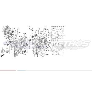 90841-444-000　スクリュー,リベット 3.3×5　HRC ホンダレーシング