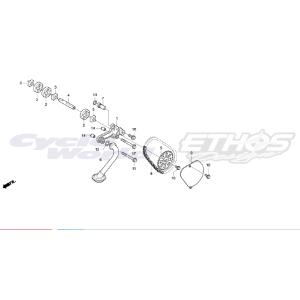 96001-06012-00　ボルト,フランジ SH 6X12 HRC ホンダレーシング