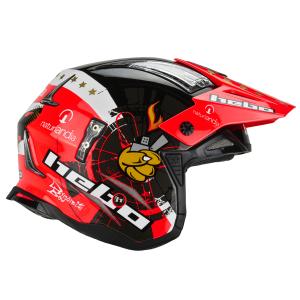 HC1070 ZONE4 ボウ・ダイナマイト HEBO エボ トライアルヘルメット　MFJ公認レース専用｜ethosdesign