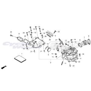 12251-KRN-731 ガスケット,シリンダーヘッド RTL260F/R HRC ホンダレーシン...