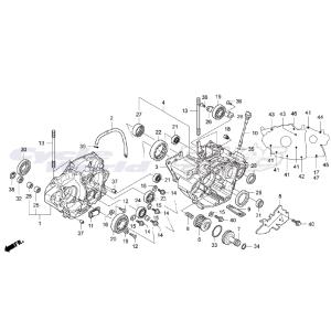 15412-MEN-671 フィルターCOMP,エンジンオイル　RTL300R 2017 HRC ホ...