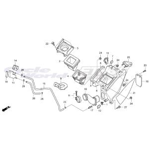 15707-634-000 クリップ,オイルチューブドレン　RTL300R 2017 HRC ホンダ...