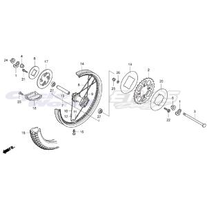 90309-ML3-791 ナット,U 8MM　RTL300R 2017 HRC ホンダレーシング