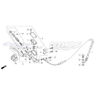ホンダ（HONDA） 53174-KN5-006 スプリング,ブレーキレバー RTL300R