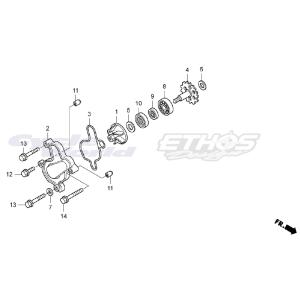 91201-148-003 オイルシール 12X22X5　RTL300R 2017 HRC ホンダレ...