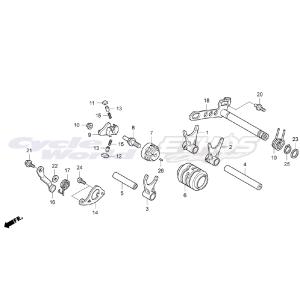 96220-40080 ローラー,4×8　RTL300R 2017 HRC ホンダレーシング
