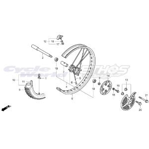 44608-KZ4-J40 ニップル,フロントスポーク　RTL300R 2017 HRC ホンダレー...