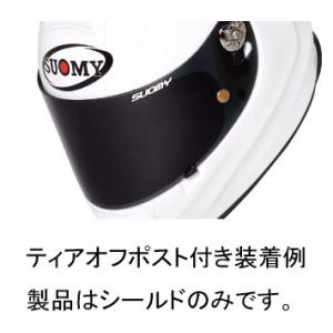 SUOMY S0319 SR-SPORT日本特別仕様専用シールド　ティアオフポスト付き　スモーク