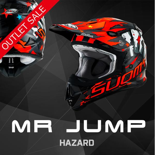 アウトレット SMJ0051 SUOMY MR.JUMP HAZARD ハザード GR　SGマーク ...