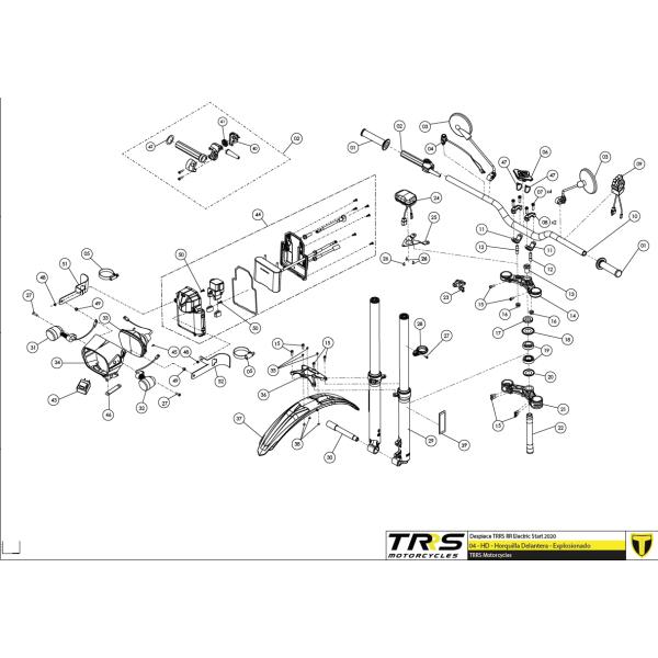 16021TR100 ステー,ヘッドランプ LH　TRRS ラガレーシング