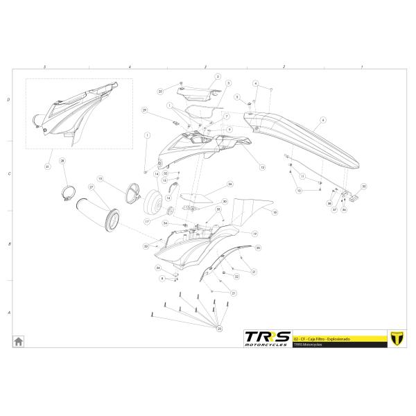 50210 ボルト M5x12　TRRS ラガレーシング