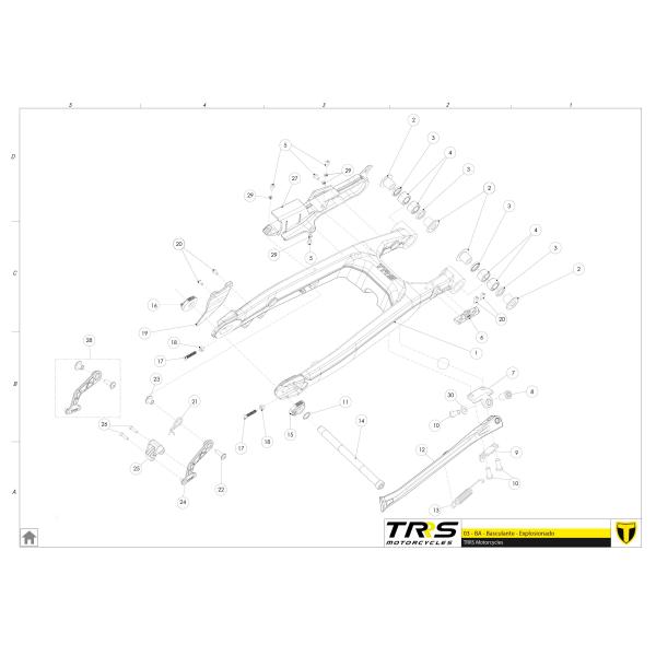 50213 スクリュ,M8x25　TRRS ラガレーシング