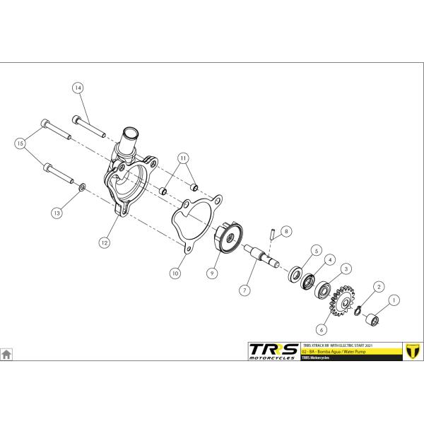 54004 シール,ウォーターポンプ 10×18×4 外側 　TRRS ラガレーシング