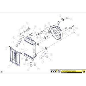 63002 サイレントブロック,ラジエター TRRS ラガレーシング : エトス