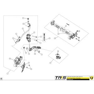 70307 リアブレーキキャリパー TRRS ラガレーシング : エトスデザイン