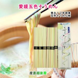 だいや_手延べ五色そうめん 6kg (120束) 新品未開封 大容量 手延五色そうめん 6kg そうめん カラフル 手延べそうめん 素麺