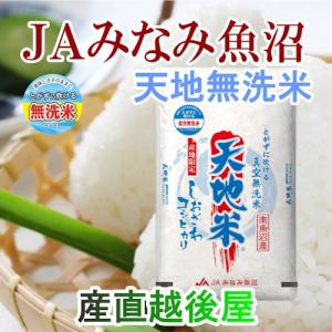 令和４年産 無洗米 5kｇ コシヒカリ 特Ａ地区 魚沼産 新潟県 JAみなみ魚沼農協 天地無洗米 真空パック包装 1kg 5個合計5kg 送料無料