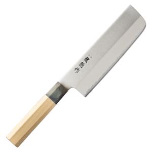 龍徳八角柄和庖丁菜切１６０ｍｍ　燕三条　菜切り包丁　キッチン　調理　料理　野菜　包丁