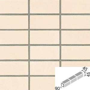 プレインカラーネオ ベースカラー[はるかべ工法用] 50mm二丁 90°屏風曲紙張り(バラ) COM-A255/90-15/DPL-11　/ LIXIL INAX タイル｜etile