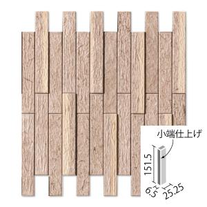 エコカラット 和細工(わざいく) 25×151角片面小端仕上げ(長辺) ECP