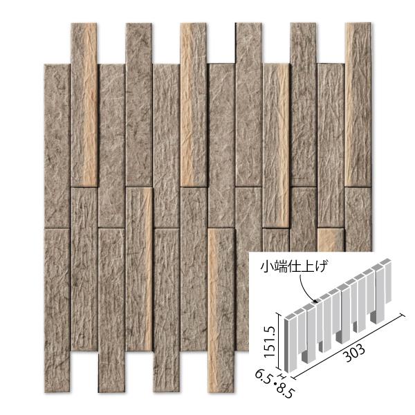 和細工(わざいく) 25×151角片面小端仕上げ(短辺)ネット張り(バラ) ECP-2515TN/W...