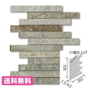 エコカラット ディニタ 25×202角片面小端仕上げ(短辺)ネット張り(出隅