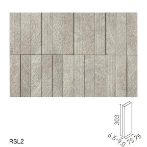 リブスレート 303×75角平 ECP-375/RSL2 グレー エコカラットプラス　/ LIXIL INAX タイル｜eTile ヤフーショップ