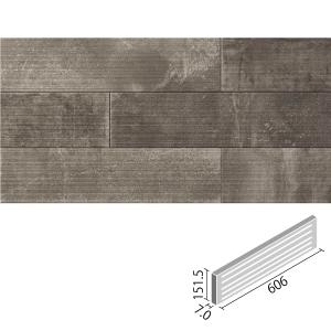 エコカラット エコカラットプラス ラフセメント 606×151角平(リブ面