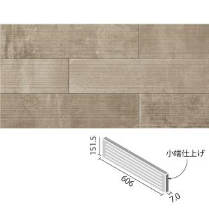 エコカラット ラフセメント 606×151角平(リブ面) ECP-615/RGC1A グレー