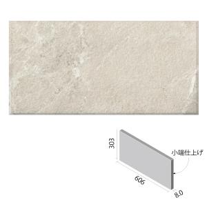 サンティエ 606×303角(レリーフA)片面小端仕上げ(右) ECP-6301T/STE1A(R) アイボリー エコカラットプラス　/ LIXIL INAX タイル