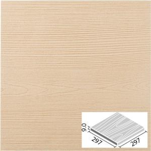 サーモタイル ヒノキ 300mm角平(浴室床タイプ)(バラ) IFT-300/HNK-31　/