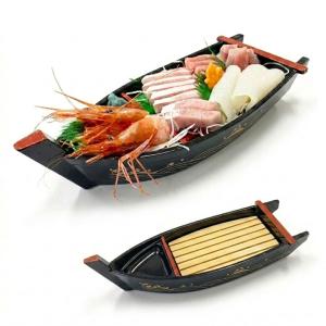 盛器 木製 2尺 焼杉大漁舟 舟形 皿 食器 刺身 お造り 舟盛 盛り皿 日本